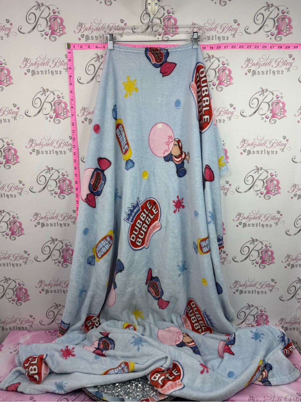 Double bubble blanket fleece throw Light Blue Fleece Throw Blanket